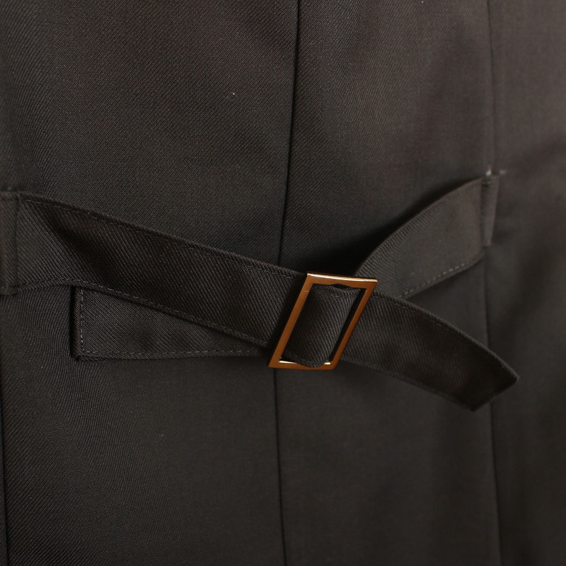 #0726 Crni uredski prsluk Ženski seksi kratki prsluk s jednim gumbom Ženski tanak, elegantan V-izrez Korejski modni ženski prsluk