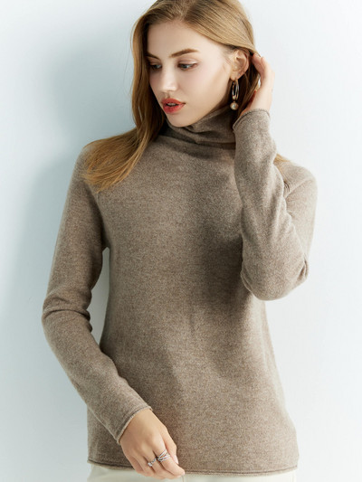 Sieviešu trikotāžas džemperi Kašmira džemperis 100% merino vilnas bruņurupucis ar garām piedurknēm Pulovers rudens ziemas apģērbs retro džemperu tops