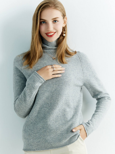 Sieviešu trikotāžas džemperi Kašmira džemperis 100% merino vilnas bruņurupucis ar garām piedurknēm Pulovers rudens ziemas apģērbs retro džemperu tops