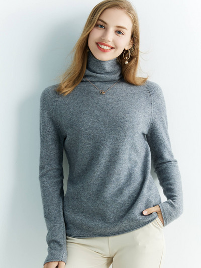 Sieviešu trikotāžas džemperi Kašmira džemperis 100% merino vilnas bruņurupucis ar garām piedurknēm Pulovers rudens ziemas apģērbs retro džemperu tops