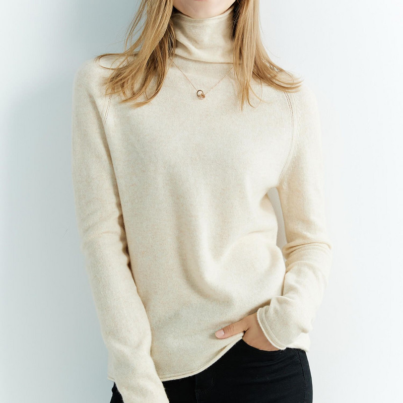 Sieviešu trikotāžas džemperi Kašmira džemperis 100% merino vilnas bruņurupucis ar garām piedurknēm Pulovers rudens ziemas apģērbs retro džemperu tops