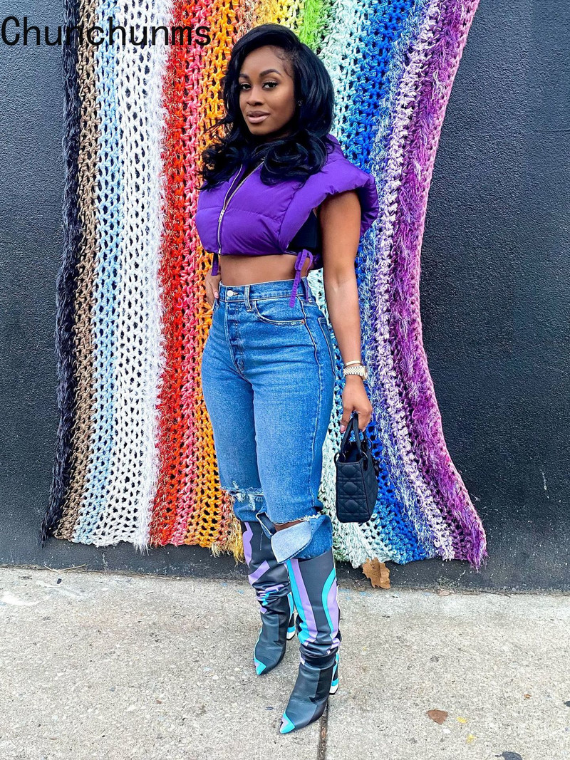 2022. gada ziemas bezpiedurkņu jaka Sievietei, jaka ar kapuci, parka veste, veste ar kokvilnas polsterējumu.