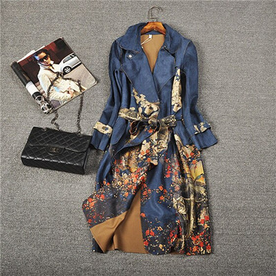 Φθινοπωρινό και χειμερινό τζάκετ 2022 Σουέντ μακρυμάνικο καμπαρντίνα γυναικεία ζώνη υψηλής ποιότητας Γυναικείο αντιανεμικό casual πανωφόρι R705