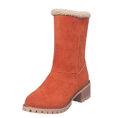 Sieviešu apavi Sniega zābaki Sieviešu ziemas apavi Mode Flock Silti zābaki Puszābaki Īsi zābaki Āra Slip On Botas