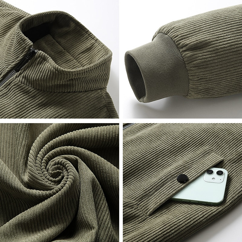 2022. gada rudens, ziema, jauna vilna, siltas, biezas vīriešu jakas, zīmols ikdienas modes, velveta plāns mētelis Vīriešu virsdrēbes militārā jaka vīriešiem