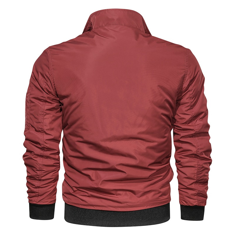 Vīriešu jauna mode, vēja necaurlaidīga kokvilnas jaka Vīriešu bomberjakas 2022. gada pavasara rudens vīriešu ikdienas militārās āra pārgājienu jakas vīriešiem