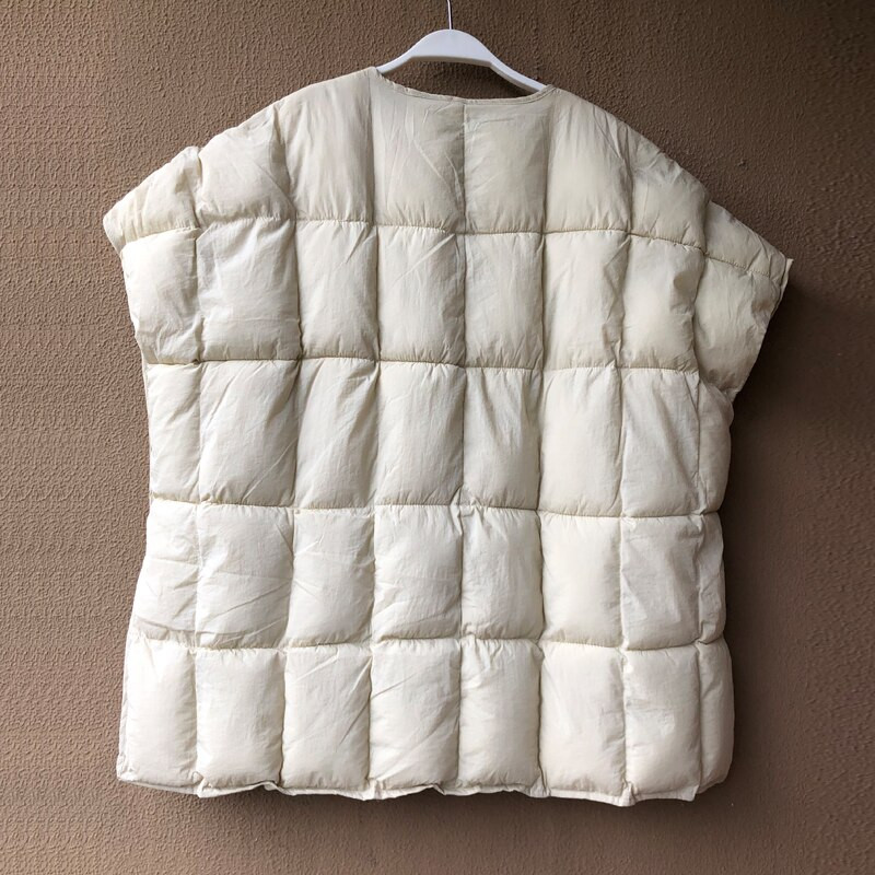 Ulična odjeća 2022. Jesen zima Ženski prsluk s podstavljenim pamukom Prevelika elegantna ženska pufer jakna bez rukava prsluk INKEO 2O059