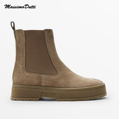 LEIMEICHEN Ziemas zābaki Sievietēm Anglija Stils Mode Vienkārša īsta āda zamšādas Chelsea apavi Sieviešu Botas Mujer apavi sievietēm