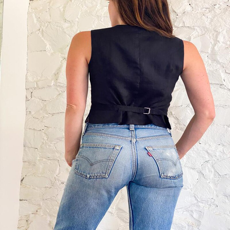 Sieviešu uzvalks veste uzvalks jaka veste svinīga apģērba biznesa kāzu melns/balts