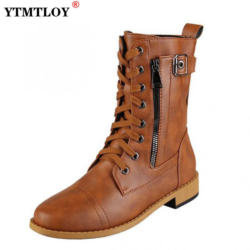 Sieviešu ikdienas, gari sieviešu zābaki ar zemu papēžu, kā arī silti kokvilnas rāvējslēdzēji, ziemas apaļie zābaki motocikla zābaki, 2021. gada jauni puszābaki