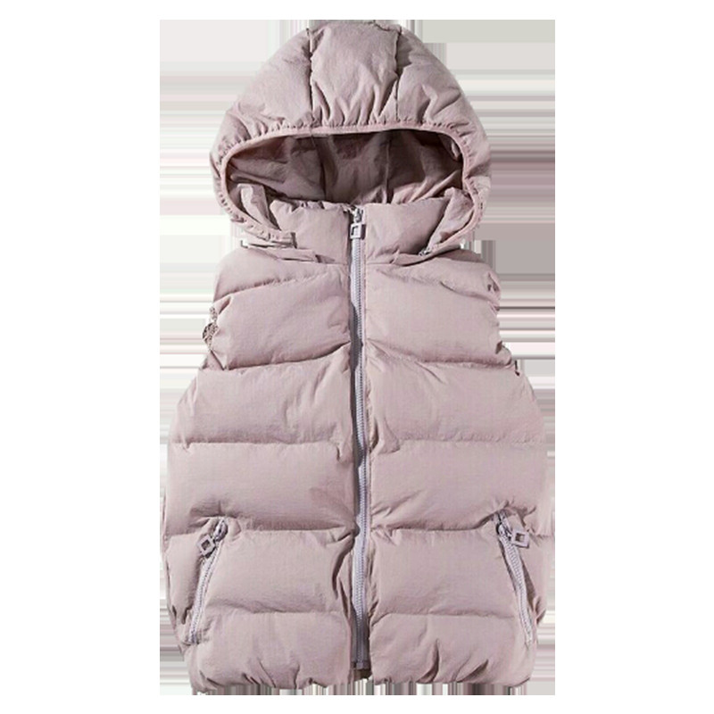 Modes jaunums 2020. gada Sieviešu rudens ziemas masīvkokvilnas vienkāršā veste, īsa sieviešu veste ar rāvējslēdzēju, liela izmēra veste