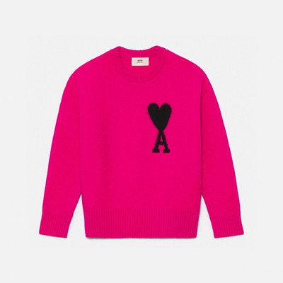 Φθινόπωρο Χειμώνας 2022 High Street Γυναικείο πουλόβερ Μόδας Πουλόβερ με μεγάλο μέγεθος καρδιάς casual πλεκτό με στρογγυλή λαιμόκοψη Ανδρικά και γυναικεία ρούχα