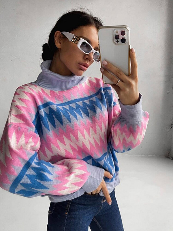 Γυναικείο πουλόβερ με λαιμόκοψη Γυναικεία πουλόβερ με μακρυμάνικο γυναικείο πουλόβερ 2022 Φθινόπωρο 2022 Νέα μόδα τοπ παντός αγώνα