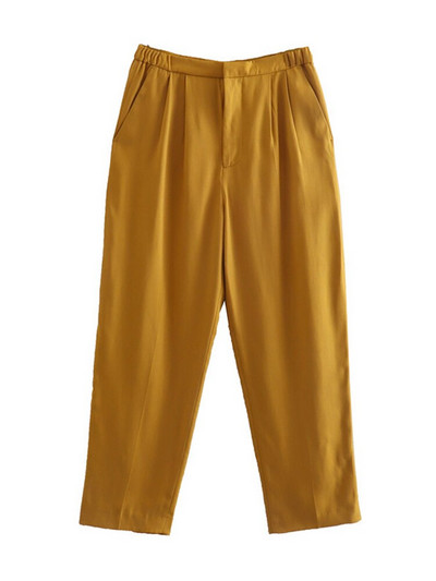 TRAF Sieviešu modes biroja apģērbs Pamata veste Vintage bez piedurknēm priekšpusē pogas Sieviešu virsdrēbes Eleganta veste topi