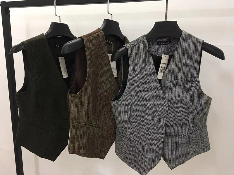 Jauns retro uzvalks veste dāmu veste īsa jaka Casual ol Coat sieviešu