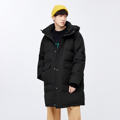 Semir dūnu jaka vīriešiem 2022. gada ziema, jauna brīva burtu drukāšana vidēja garuma ikdienas piepilsētas vēja ūdensnecaurlaidīga jaka ziemai