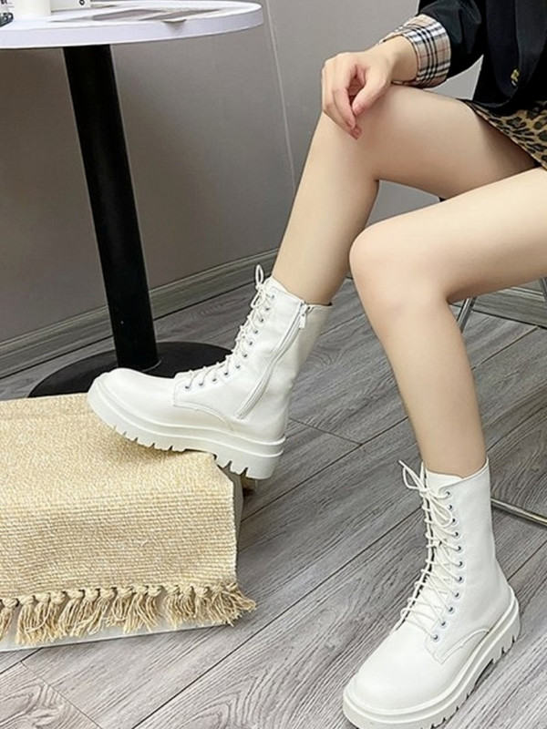 Sieviešu zābaki Apavi Sieviešu zābaki 2022. gada ziemas plīša sieviešu zābaki 5 cm papēža saite Rāvējslēdzējs smails purngals Liels izmērs 41 42 43