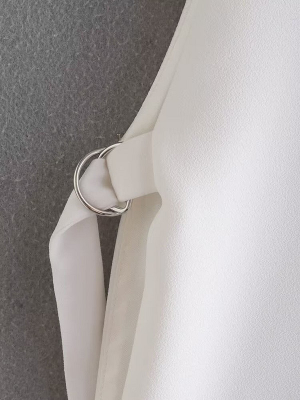 PB&ZA 2158878 Γυναικεία 2022 καλοκαίρι New Fashion Δίχρωμο γιλέκο με σκίσιμο Vintage Αμάνικο Γυναικείο Γιλέκο Παλτό Chic Tops 2158/878