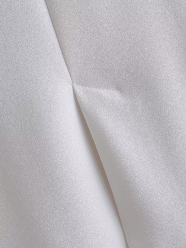 PB&ZA 2158878 Γυναικεία 2022 καλοκαίρι New Fashion Δίχρωμο γιλέκο με σκίσιμο Vintage Αμάνικο Γυναικείο Γιλέκο Παλτό Chic Tops 2158/878