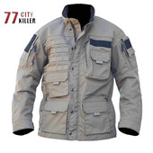 Vīriešu universālas taktiskās visurgājējas jakas Thermal Military Bomber Vēja necaurlaidīgas jakas vīriešiem Vairākas kabatas Chaquetas Hombre