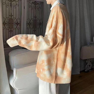 Goth Alphabet Jacquard Γυναικείο πουλόβερ High Street Harajuku Vintage Hip Hop πουλόβερ πουλόβερ Φαρδιά μακρυμάνικα ρούχα με σκισμένα μπλούζα