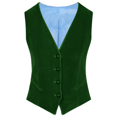 Νέο γυναικείο κοστούμι γιλέκο Velvet Business Office V λαιμόκοψη Αμάνικο Γυναικείο Παλτό