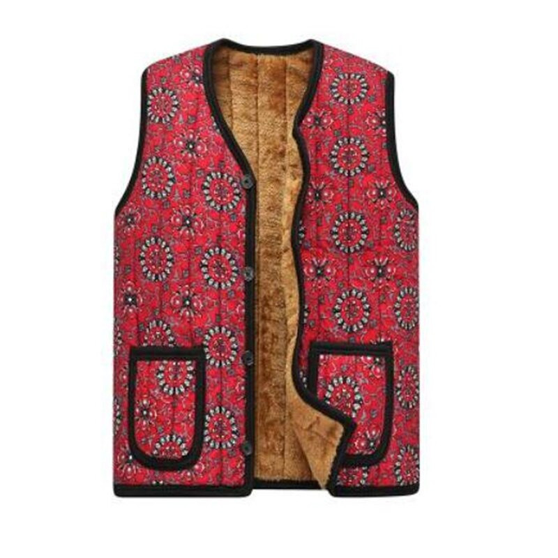 JAUNUMS Liela izmēra Veste Sieviešu ziemas veste Pievienot vilnas Biezināšana Lai saglabātu siltumu Kokvilnas veste sieviešu apģērbi Kvalitātes nodrošināšana