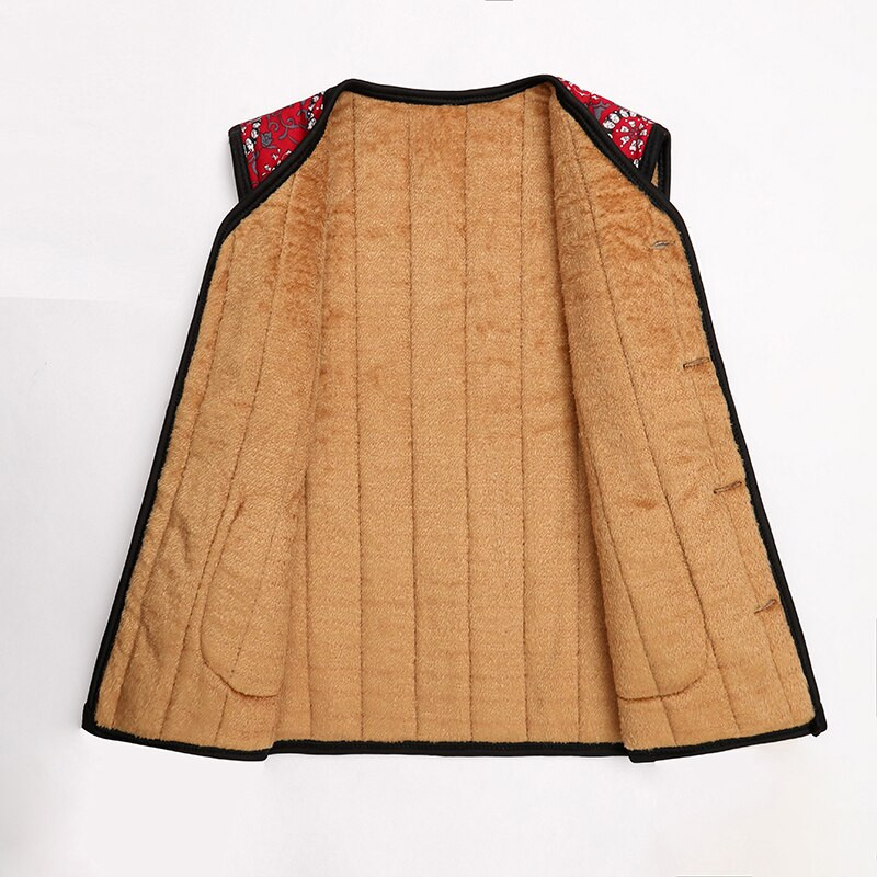 JAUNUMS Liela izmēra Veste Sieviešu ziemas veste Pievienot vilnas Biezināšana Lai saglabātu siltumu Kokvilnas veste sieviešu apģērbi Kvalitātes nodrošināšana