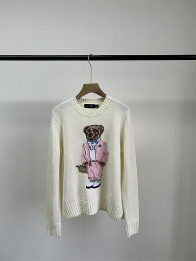 2022. gada jauna karikatūra RL Bear džemperis Sieviešu ziemas apģērbs Modes ar garām piedurknēm trikotāžas džemperis Kokvilnas mētelis Bezmaksas piegāde