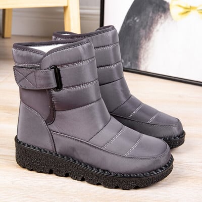 Moteriški batai Sniego kailis Moteriški batai Slydimo ant platformos Moteriški batai Nauji Kulkšnies batai Neperšlampami pliušiniai Botas Mujer Žieminiai Batai Moteriški