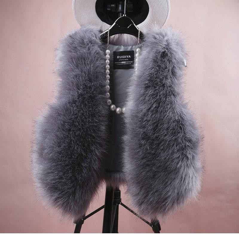 Μωβ Χειμερινό Φθινοπωρινό Αλεπού Τεχνητή Γούνα Γιλέκο Κοριτσίστικο Γιλέκο Φαρδιά Παλτό Γιλέκο Αμάνικο Πανί Πάνω από Κορυφαία Γυναικεία Ρούχα