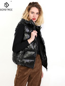 Nova zimska jakna s kapuljačom, ženski prsluk svijetlih boja, debela topla vodootporna jakna s podstavljenom pamukom, kaput bez rukava, ženski prsluk