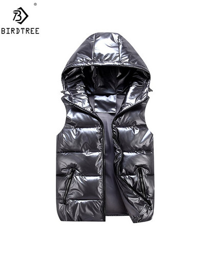 Nova zimska jakna s kapuljačom, ženski prsluk svijetlih boja, debela topla vodootporna jakna s podstavljenom pamukom, kaput bez rukava, ženski prsluk