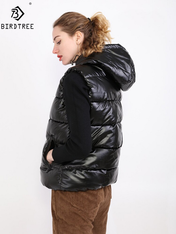 Nova zimska jakna s kapuljačom, ženski prsluk svijetlih boja, debela topla vodootporna jakna s podstavljenom pamukom, kaput bez rukava, ženski prsluk