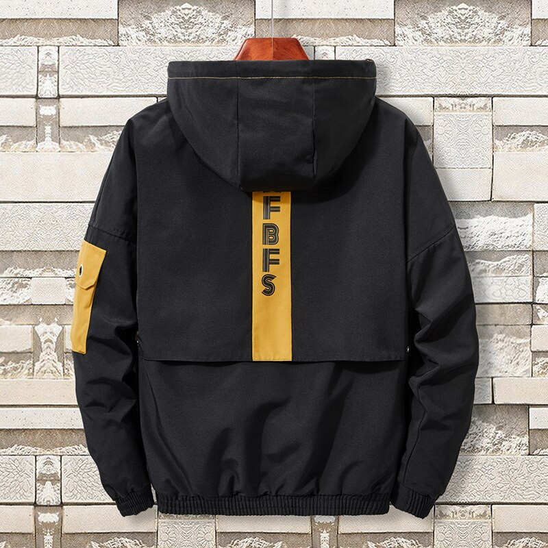 Plus Size 5XL 6XL 7XL 8XL Μπουφάν Ανδρικό Μόδα Στρατιωτικό Μπουφάν με κουκούλα Ανδρικό Λεπτό Χιπ Χοπ Εξωτερικά Ενδύματα Casual Ανδρικά αντιανεμικά