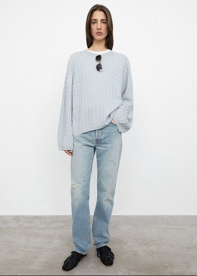 Nove boje!! Tote*e cabl* zimska sezonska majica s o-izrezom i kašmirom, ležeran opušteni stil, duži stražnji pulover