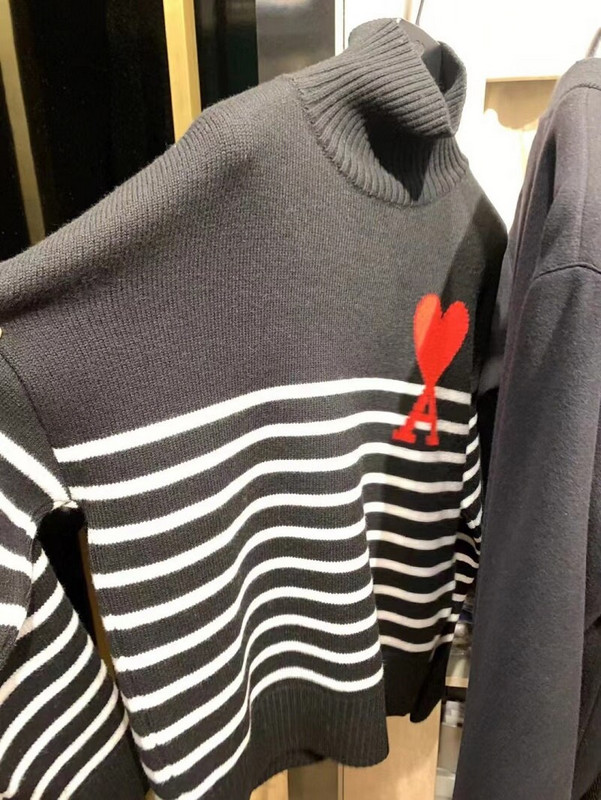 Jesen zima 2022. Letter Love Fashion Ženski pulover Pulover na pruge Široki pulover s dolčevitom Muška i ženska odjeća