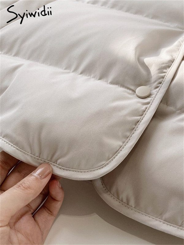 Syiwidii ikdienas veste sieviešu jaka 2022. gada rudens ziema, lielizmēra mēteļi ar pogām.