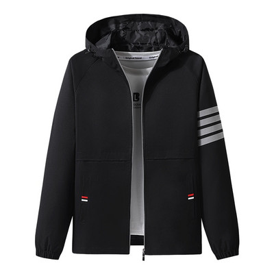 Jakas 2021. g. jaka ar kapuci Vīriešu apģērbi Ielu apģērbi Harajuku korejiešu modes vīriešu lielizmēra mēteļi Y2k garām piedurknēm liela izmēra apģērbi