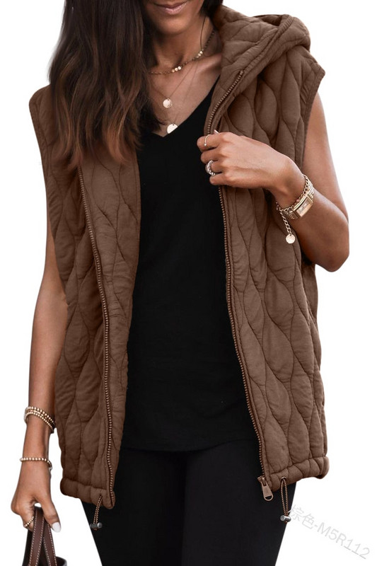 2022. gada jaka ar kapuci, veste Parka rudens ziemas jauns sieviešu vienkrāsains bezpiedurkņu rāvējslēdzējs virsdrēbes, modes ikdienas