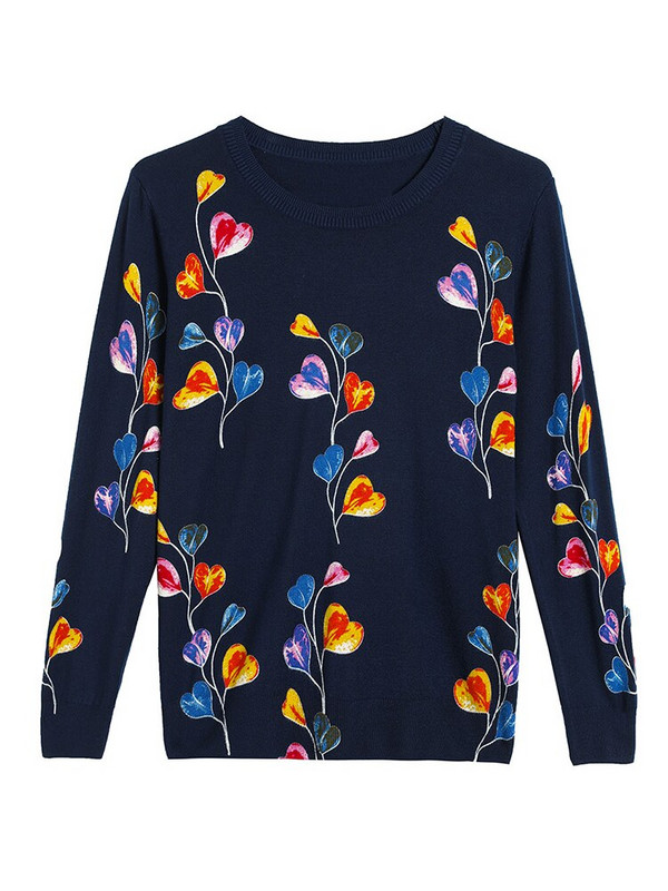 YISU 2022 Novi ženski pleteni pulover s O-izrezom Ženski džemper dugih rukava Labava ležerna pletena majica Ženska odjeća