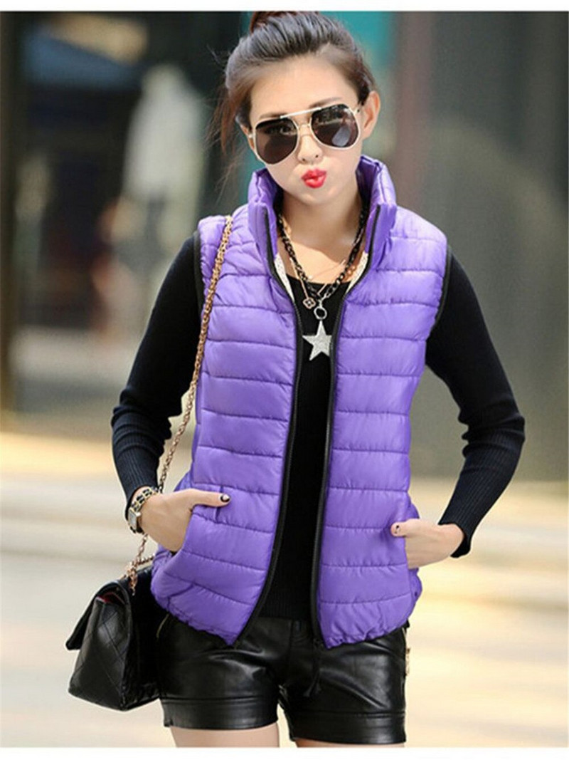 2022 Jesen Zimski prsluk Kaput Ženski Dame Feminino ležerni prsluk Ženska pamučna jakna bez rukava Osnovni gornji kaput ZY1237