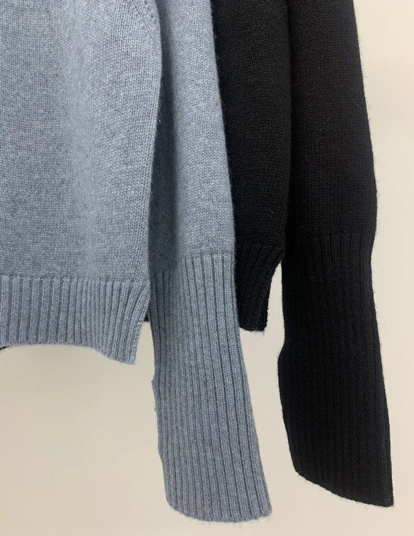 Ženski pleteni džemper s V-izrezom 100% kašmir na leđima Labave jesenske zimske ženske pletene majice