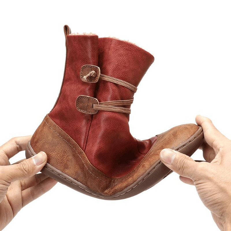 Γυναικεία μποτάκια 2020 Νέο Φθινοπωρινό Χειμώνα Ζεστό κοντό βελούδινο γυναικείο ρετρό μίξ χρώμα Γυναικεία παπούτσια Γυναικεία πλακέ εξωτερικού χώρου μεγάλο μέγεθος