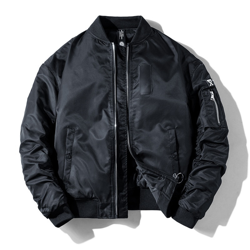 Ανδρικό κλασικό MA-1 Bomber Jacket Φθινοπωρινό Χειμώνα Ανδρικό μακρυμάνικο παχύ παλτό πιλότου πτήσης Στρατιωτικό ανεμοφράκτη για ζευγάρια μπέιζμπολ