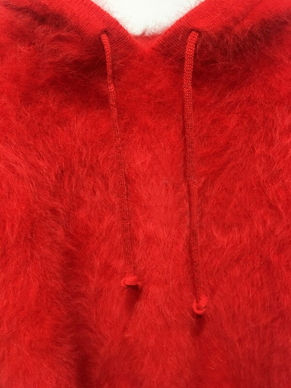 Vrhunska modna jakna od mekanog kašmira od čistog nerca za 2019. s kapuljačom i uzicama, puloveri od pravog nerca od kašmira tbsr291