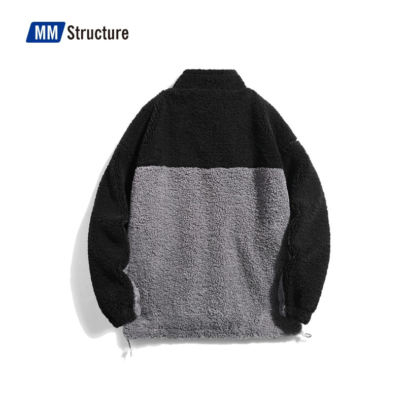 Zimske parke od flisa od umjetnog krzna Modni topli ženski kaput od janjeće vune High Street za par Ulična odjeća Prevelika jakna od flisa za muškarce