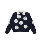 Πλεκτό πουλόβερ μόδας με αποσπώμενο γιακά Αθλητικά ρούχα εξωτερικού χώρου Γυναικεία φθινοπωρινά και χειμωνιάτικα ζεστά πλεκτά μπλουζάκια Νέα πουλόβερ