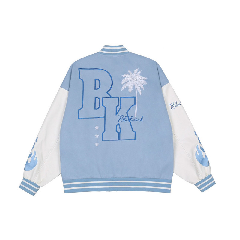 Vintage Varsity jakas Vīriešu modes lielizmēra ar garām piedurknēm College Bomber 2022. gada beisbola mētelis Y2K jaka pārim