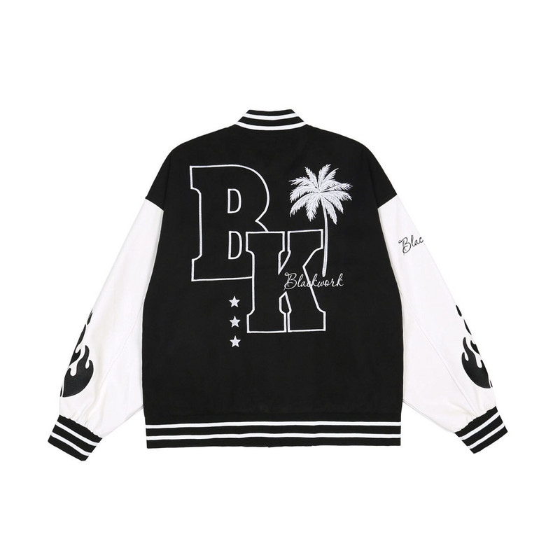 Vintage Varsity jakas Vīriešu modes lielizmēra ar garām piedurknēm College Bomber 2022. gada beisbola mētelis Y2K jaka pārim